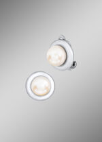 Ohrclips aus Silber und Perlen - ein Hauch von Eleganz