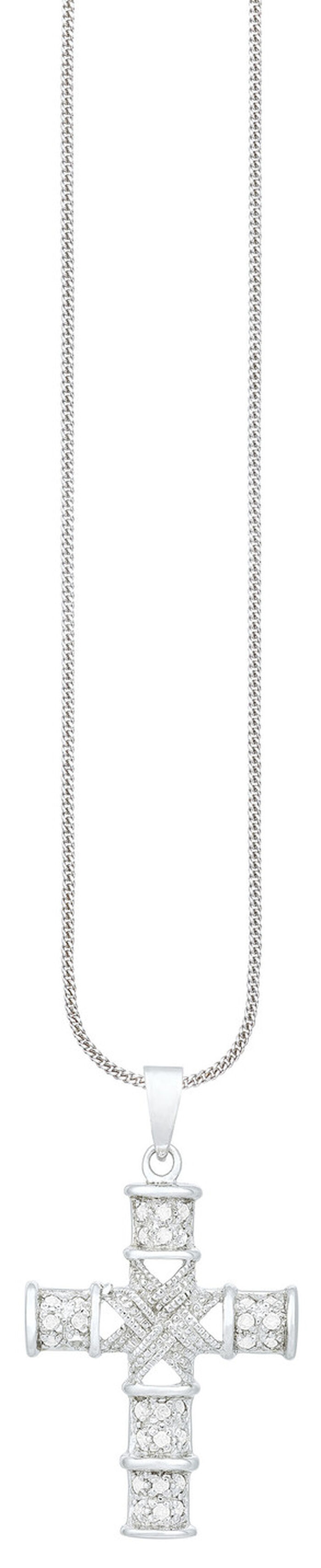 Toller Kreuz-Anhänger mit Diamanten 