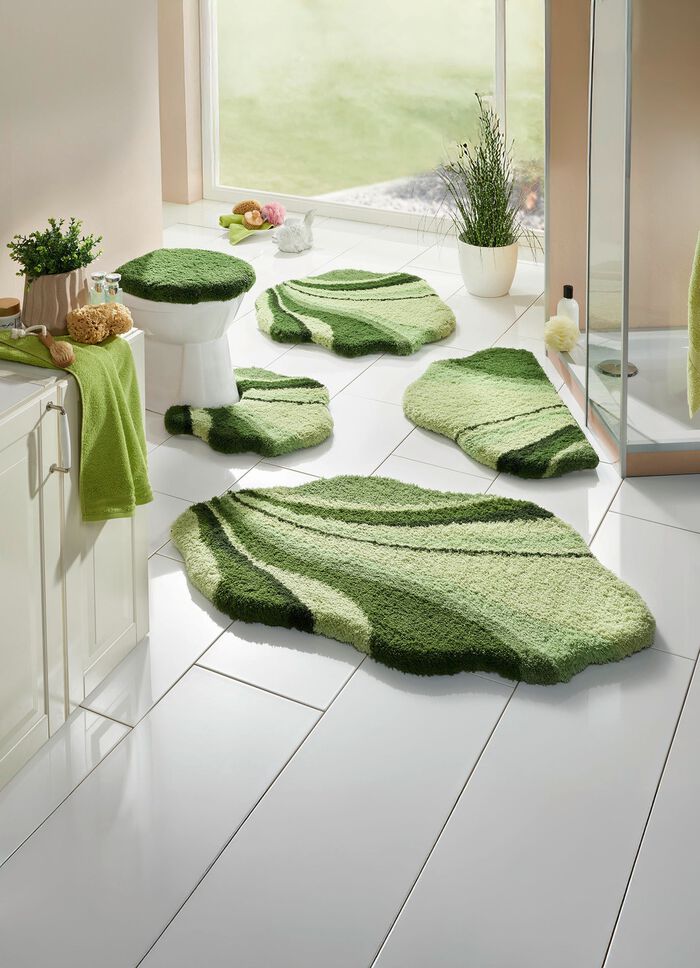 Tolle Badgarnitur in barfu&szlig;weicher Qualit&auml;t GR&Uuml;N