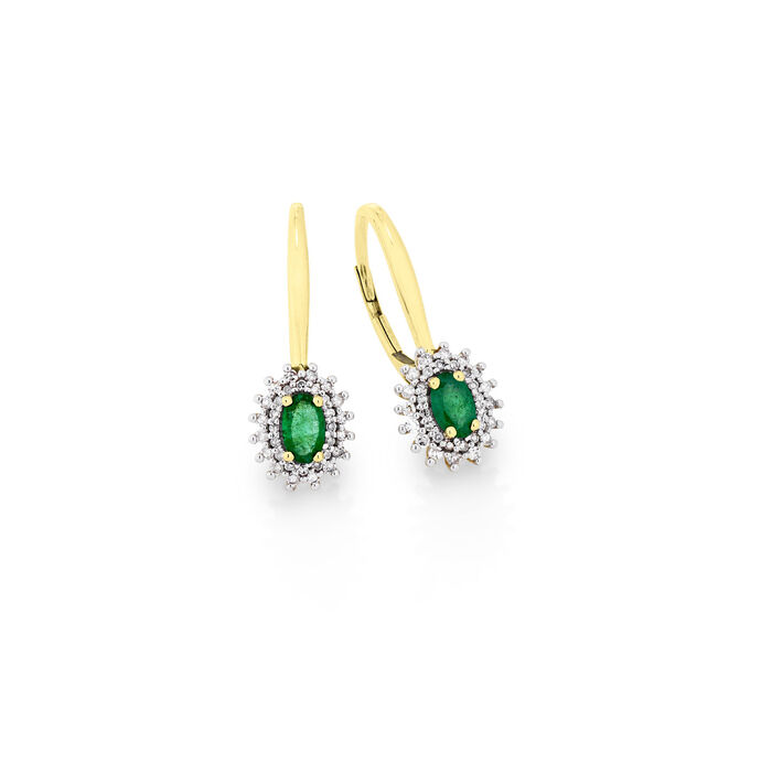 Ohrringe mit Diamanten 