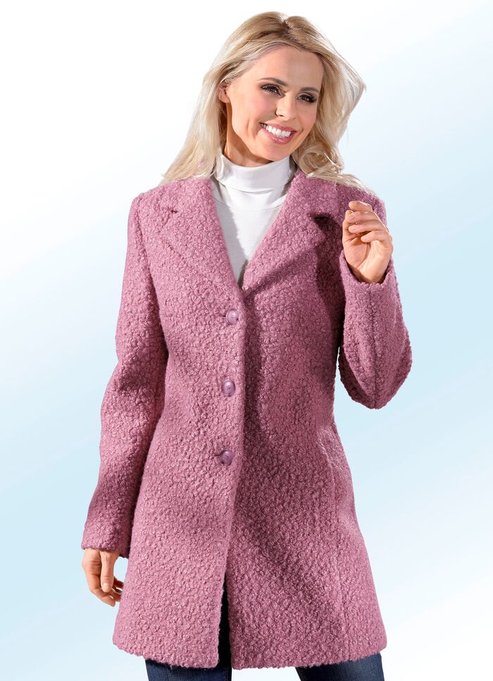 Longjacke mit Knopfleiste 