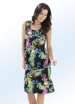 Schwab Kleid mit Raffungen, &auml;rmellos 