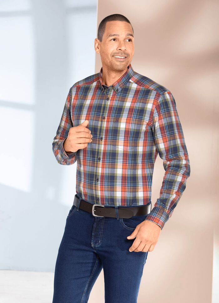 "King's Road"-Hemd mit Button-Down-Kragen 