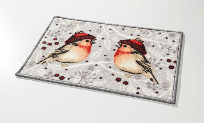 Fu&szlig;matte mit rutschhemmender R&uuml;ckseite BUNT