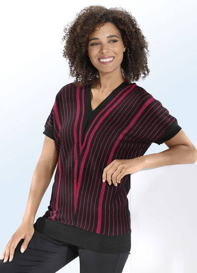 Pulli mit feinen Glitzerakzenten 
