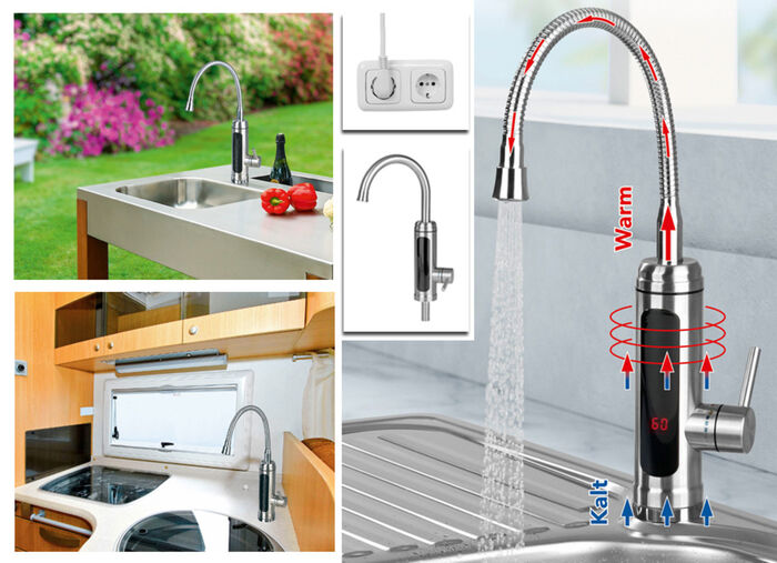 Elektrische Edelstahl-Armatur 