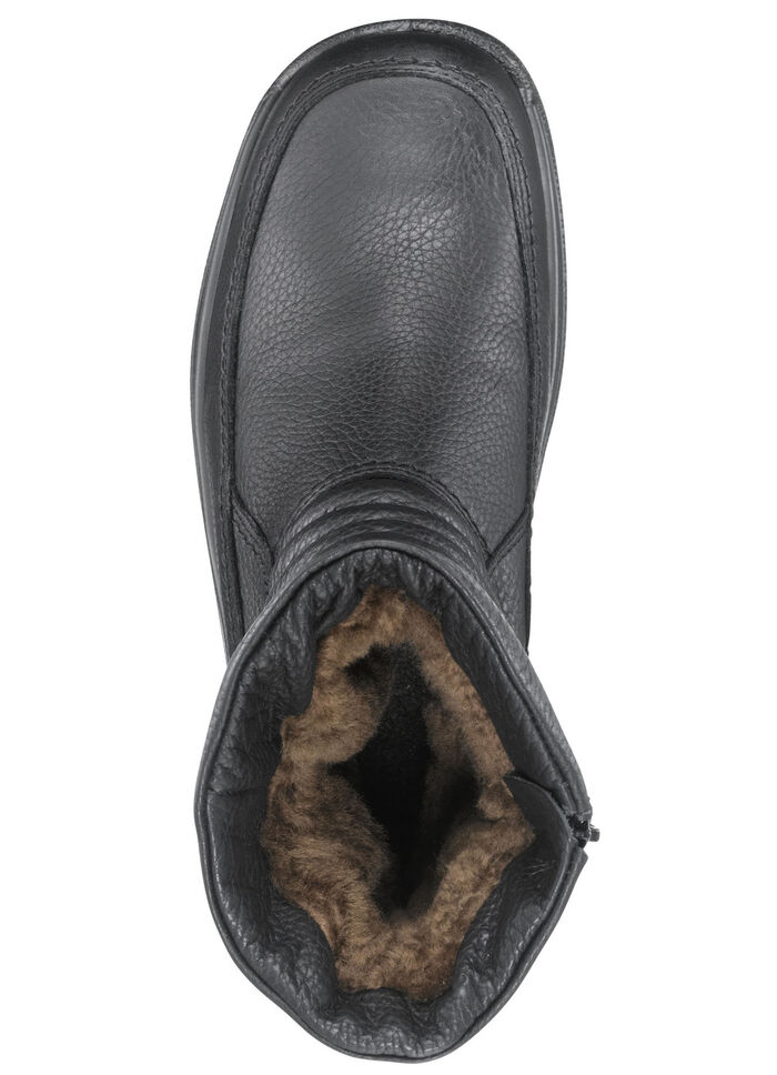 Stiefel mit Lammfellfutter SCHWARZ