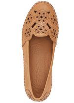 Gemini, leichte Damen-Slipper, Weite G, mit herausnehmbarem Fu&szlig;bett CAMEL
