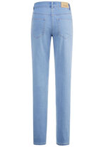Jeans in Chino-Form HELLBLAU