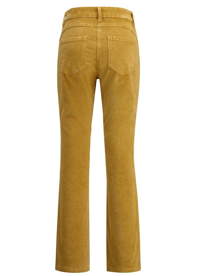 Cordhose in trendiger Bootcut-Form 
