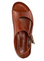 Gemini Sandale aus teils schattiertem Rind-Nappaleder COGNAC