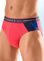 F&uuml;nferpack Slips mit farbigen Eins&auml;tzen 