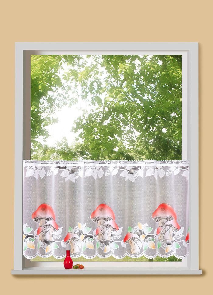 Kurzstore mit Pilz-Motiven 