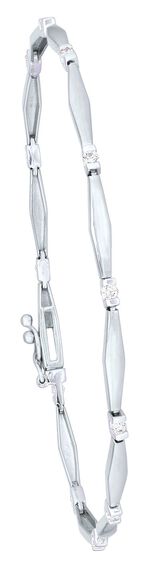 Exqusites Armband aus Platin mit lupenreinen Brillanten 