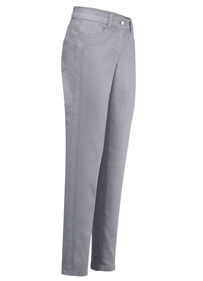 Power-Stretch-Jeans HELLGRAU