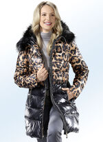 Kurzmantel mit Inkjet-Druck 