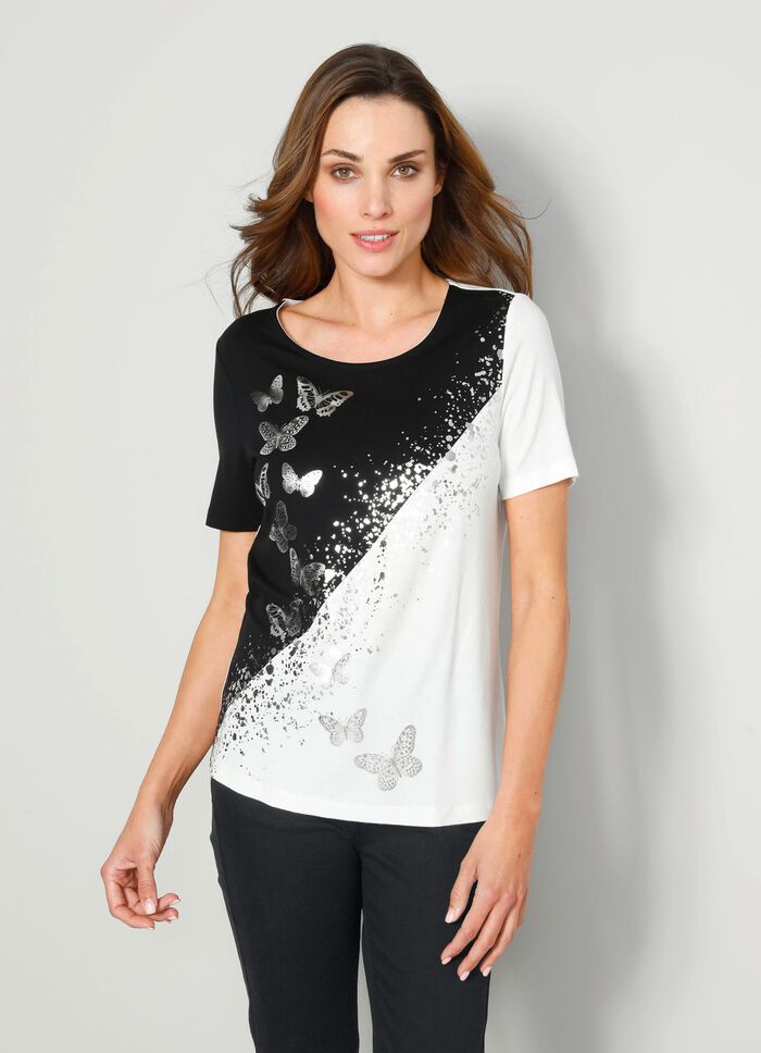 Shirt mit h&uuml;bschem Schmetterlingsmotiv 