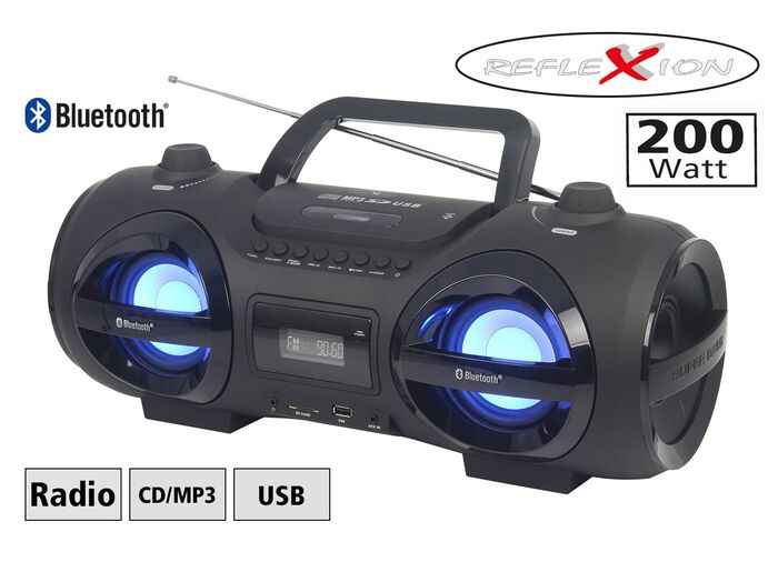Reflexion CDR900BT CD-/MP3-Boombox 