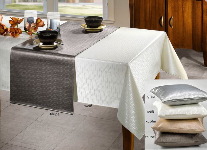 Hochwertige Tisch- und Raumdekoration, einfach zu reinigen WEISS