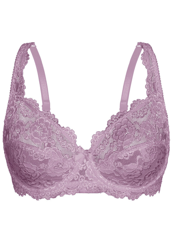 Sassa Zweierpack Bügel-BH aus Elastikspitze 1X KROKUS, 1X PUDER