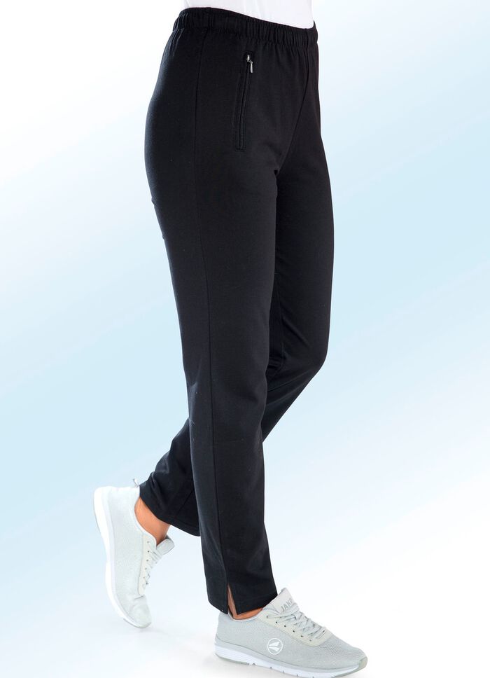 Freizeithose mit Rei&szlig;verschluss-Tasche 