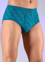 Dreierpack Slips mit Alloverdessin 