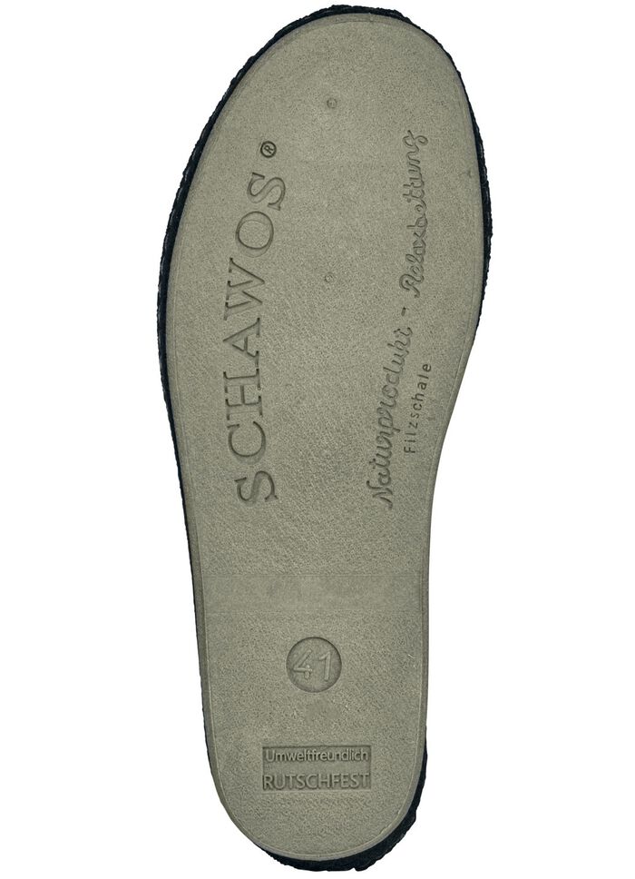 Gef&uuml;tterte Herren-Hausschuhe, mit Schurwolle 