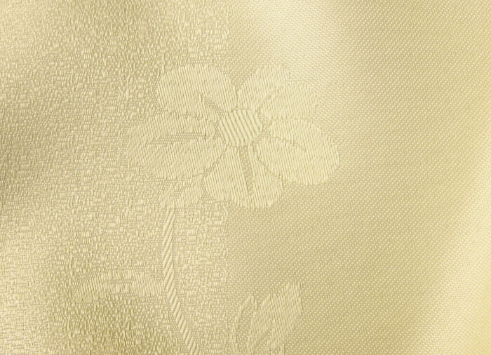 Exquisite &Uuml;bergardinen-Garnitur mit edlem Glanz NATUR