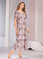 kn&ouml;chellanges Laurina Nachthemd mit gro&szlig;z&uuml;giger Motivspitze 