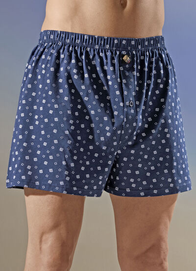 Viererpack Boxershorts mit Alloverdessin 