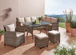 Lounge-Set Flair aus hochwertigen Materialien BEIGE