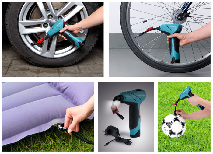 EASYmaxx Akku-Handkompressor 