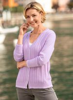 Strickjacke in hochwertiger, anschmiegsamer Qualit&auml;t HELLFLIEDER