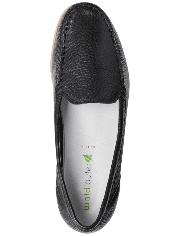 Waldl&auml;ufer Slipper aus edlem, genarbtem Hirsch-Nappaleder 