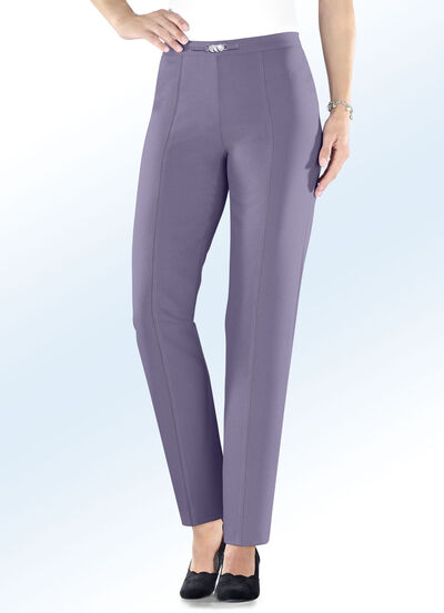 Hose mit rückwärtigem Dehnbundeinsatz 