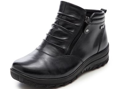 ELENA EDEN, gef&uuml;tterte Damen-Boots, Winterschuhe, Weite H, mit Rei&szlig;verschluss 