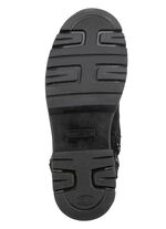 Waldläufer Stiefelette aus Rind-Nubukleder SCHWARZ