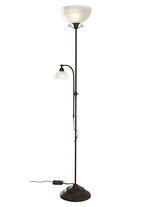 Deckenfluter mit Leselampe 