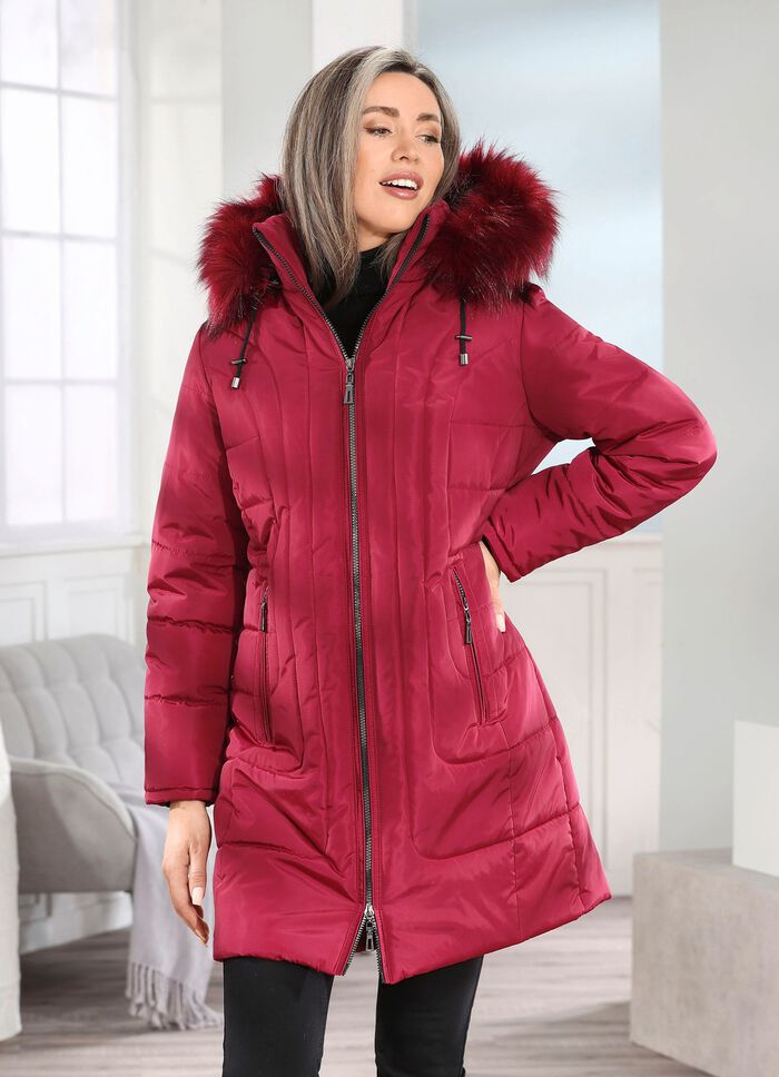 Kurzmantel mit 2-Wege-Rei&szlig;verschluss 