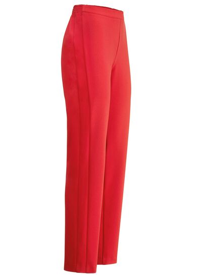 Hose mit r&uuml;ckw&auml;rtigem Dehnbundeinsatz 