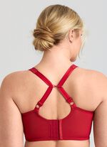Miss Mary B&uuml;gel-BH mit floraler Elastikspitze ROT