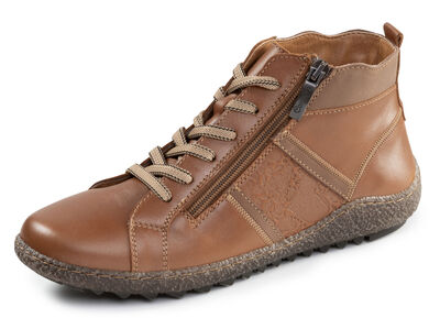 ELENA EDEN, bequeme Damen-Boots, Weite G, mit herausnehmbarem Fußbett 