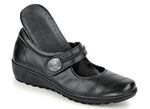 Slipper mit herausnehmbarem Lederfußbett, Weite G SCHWARZ