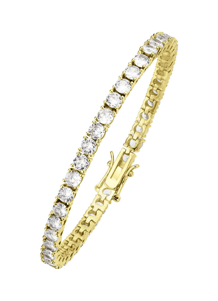 Armband aus glänzendem Messing GOLD