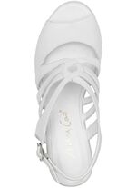 Andrea Conti Sandalette aus Nappaleder WEISS