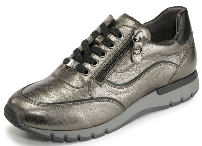 Caprice Schnürschuh mit praktischem Seitenreißverschluss BRONZE