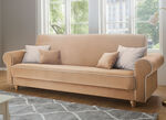 Stilvolles Schlafsofa  BEIGE