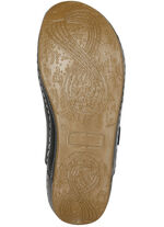 Andrea Conti Clog aus weichem Nappaleder SCHWARZ