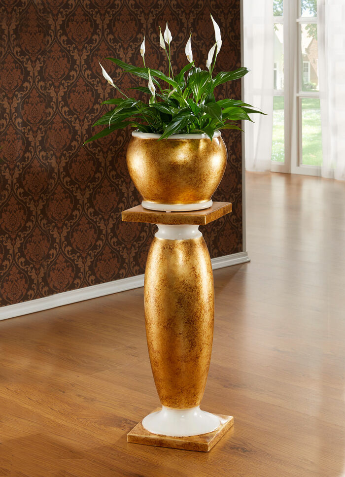 S&auml;ule mit &Uuml;bertopf 