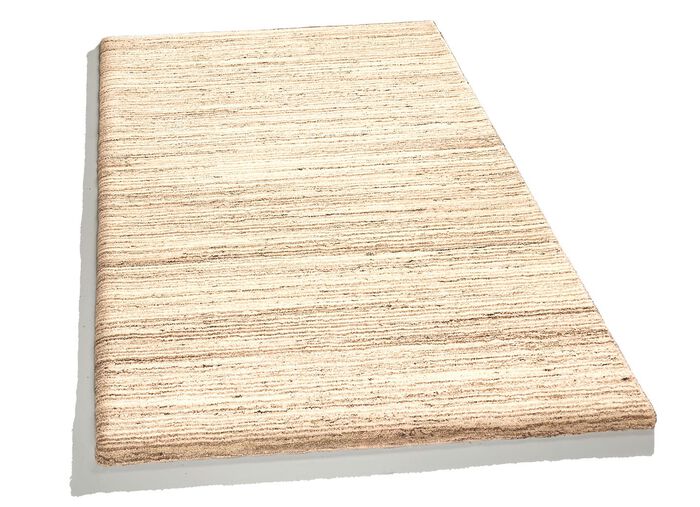 Handgetuftete Br&uuml;cken, Teppiche und Bettumrandung UNI BEIGE